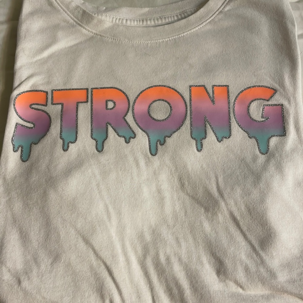 Cute girls Cotton short sleeve shirt. XL 14-16